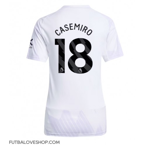Dres Manchester United Casemiro #18 Preč pre Ženy 2025-26 Krátky Rukáv